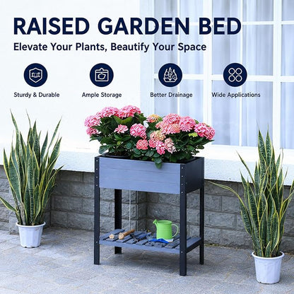 Raised Garden Bed with Metal Legs - Image 3
