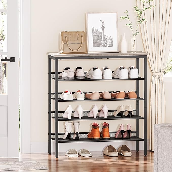 HOOBRO Shoe Rack for Entryway, 5-Tier Shoe Organizer - Image 2