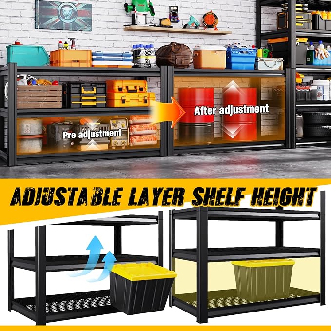 2-Pack Heavy Duty Garage Shelving - Image 5