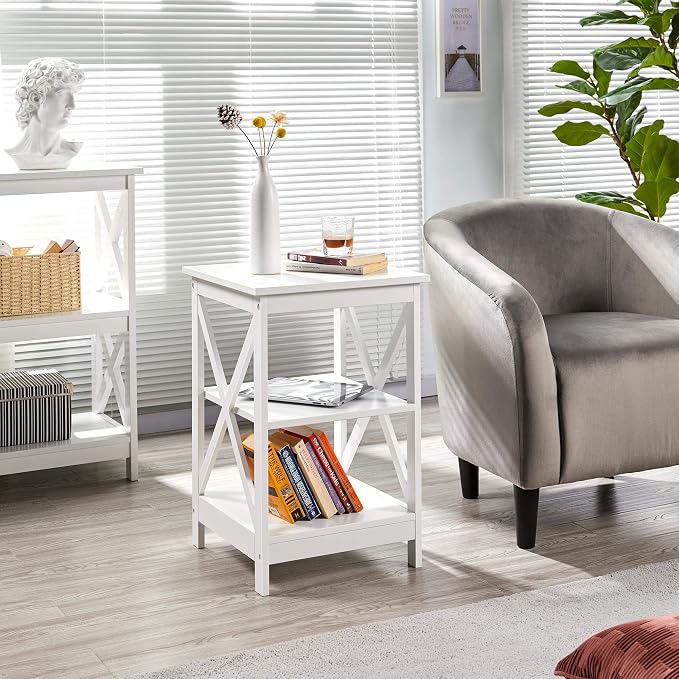Yaheetech 3 Tier Sofa Side End Table - Image 4