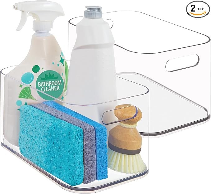 STORi Bliss 10" x 6" Open Clear Pantry Organizer Bin, Plastic Containers by STORi