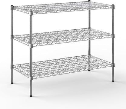 24" Deep x 42" Wide x 34" Height Wire Shelving Kit | 3-Tier | NSF Commercial by Regal+Altair