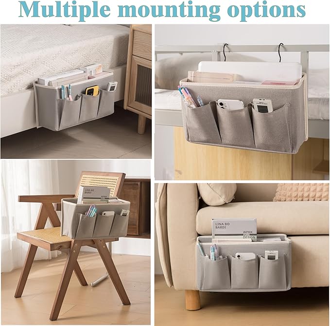 Bedside Caddy/Bedside Storage Organizer Hanging Bag - Image 4