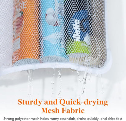 Lifewit Mesh Shower Caddy, 11 Pockets Hanging Shower Organizer - Image 5