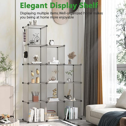 C&AHOME Cube Storage Organizer, 12-Cube Shelves Units, Closet Cabinet, DIY - Image 2
