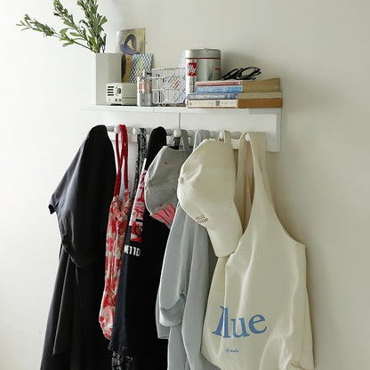 Entrance Coat Rack ，Coat Hooks, Wall-Mounted Wooden Hook Rack, Wall-Mounted - Image 7
