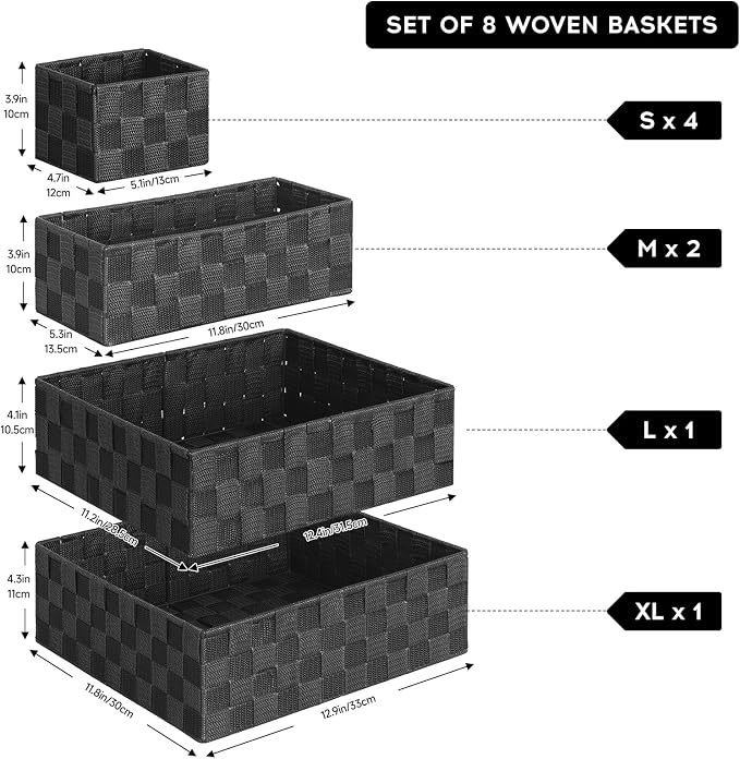 Posprica Woven Baskets, Storage Baskets - Image 3
