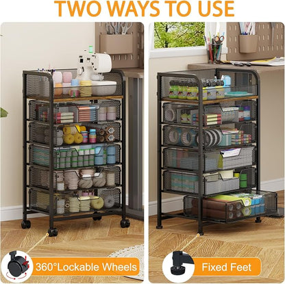 Yociyoga 6-Tier Craft Cart - Image 3