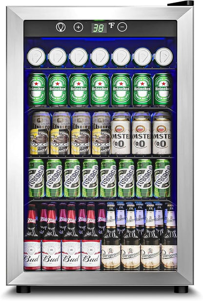 4.5 Cu.Ft Beverage Refrigerator Cooler by Feelfunn