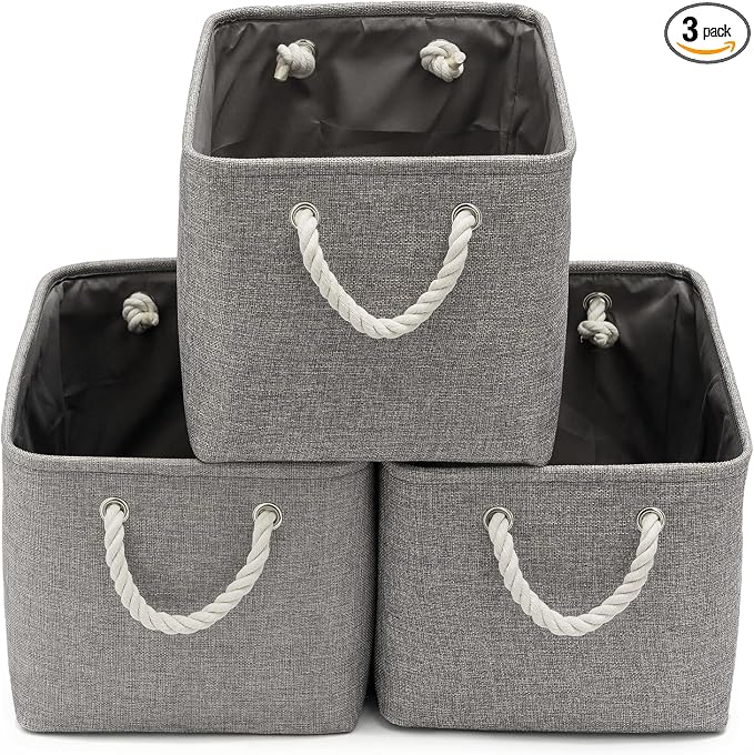 15x11x10 In Foldable Fabric Large Storage Bins by VQRTEXAStorageBasket