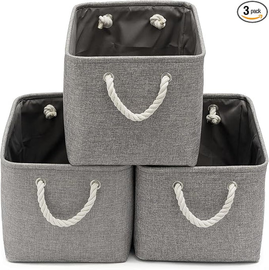 15x11x10 In Foldable Fabric Large Storage Bins by VQRTEXAStorageBasket