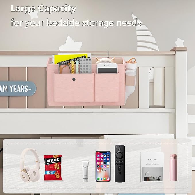Bedside Caddy Bedside Storage Hanging Organizer - Image 5