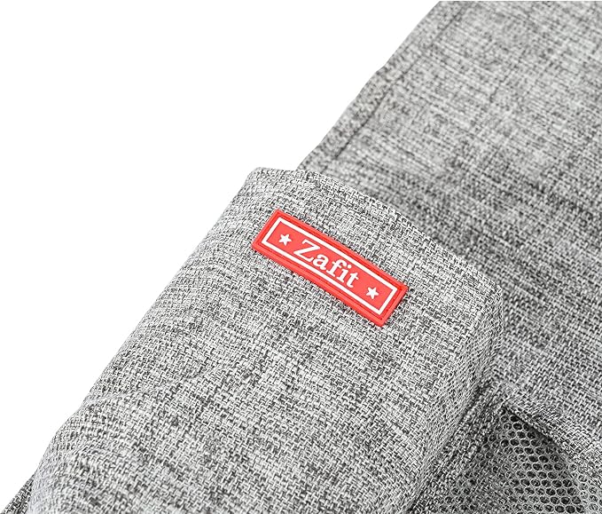 Zafit Linen 5 Pockets Bedside Caddy, Bedside Storage Organizer - Image 6