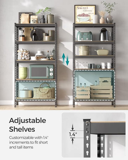 SONGMICS 5-Tier Storage Shelves, Load 2310 lb, Garage Storage, Boltless Assembly - Image 5