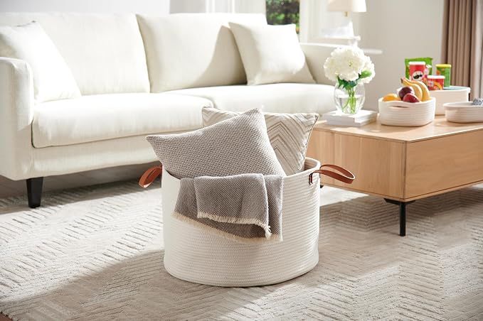 Luxury Little Extra Large Nursery Storage Basket, Laundry Basket - Image 3