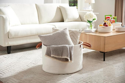 Luxury Little Extra Large Nursery Storage Basket, Laundry Basket - Image 3