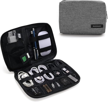BAGSMART Electronics Organizer Travel Case, Small Cord Bag by BAGSMART