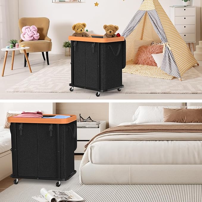 190L Large Fashion Laundry Basket - Image 6