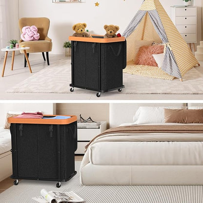 190L Large Fashion Laundry Basket - Image 6