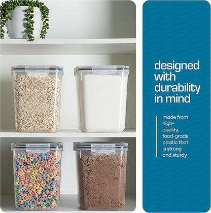 Storeganize Flour Sugar Storage Containers Great Rice Canisters Sets - Image 5