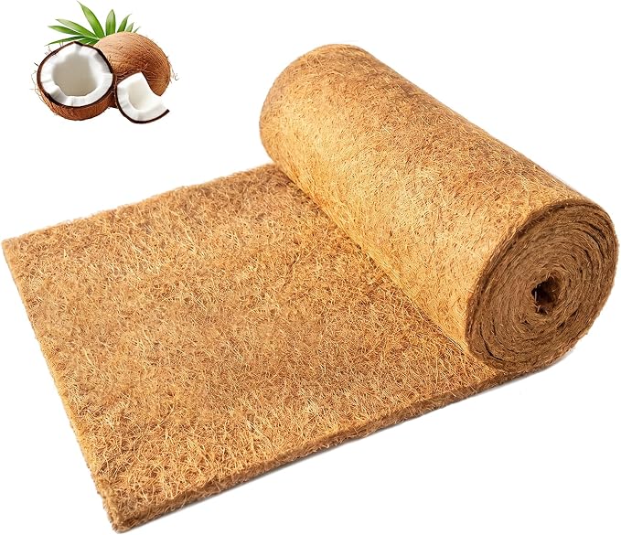 12x80 Inch Coconut Liner Roll for Planters Flower Basket Natural Coco Fiber by KarlliuHOMEGARDEN