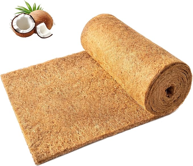 16x100 Inch Coconut Liner Roll for Planters Flower Basket Natural Coco Fiber by KarlliuHOMEGARDEN
