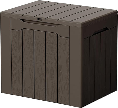Devoko 29 Gallon Waterproof Outdoor Storage Box Resin Deck Box Lockable and UV by DEVOKO