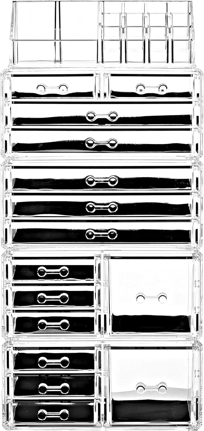 Ikee Design 5 Pcs Set Acrylic Makeup Organizer - Image 2