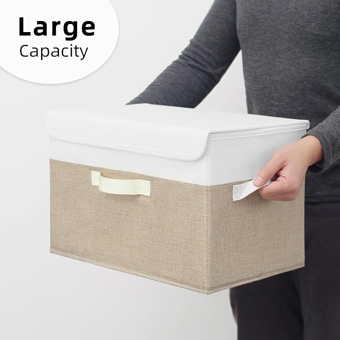 GRANNY SAYS Storage Bins with Lids, Decorative Storage Boxes, Clothes Stoarge - Image 5