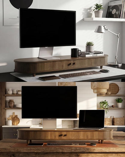 42 Inch Curved Dual Monitor Stand Riser - Image 7
