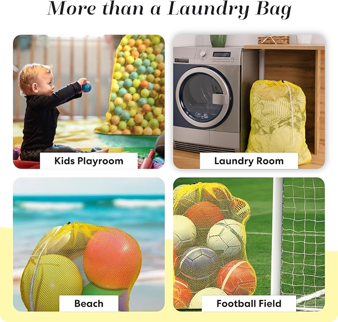 Handy Laundry Mesh Laundry Bag, Extra Large 24" x 36" – Heavy Duty, Durable - Image 7