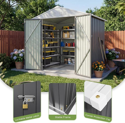 Patiowell 6x4 FT Outdoor Storage Shed - Image 5