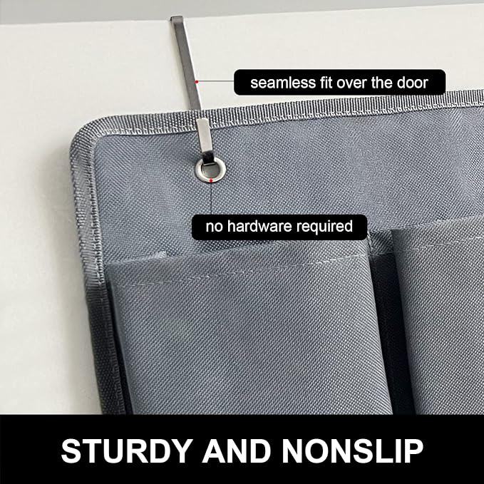 RV Shoe Pockets 10 Pockets Heavy Hanging Bedside Storage Organizer - Image 7