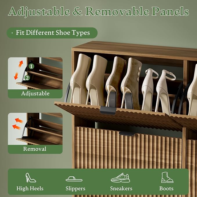 Xixini Shoe Storage Cabinet for Entryway - Image 3