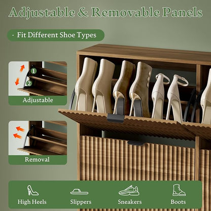 Xixini Shoe Storage Cabinet for Entryway - Image 3