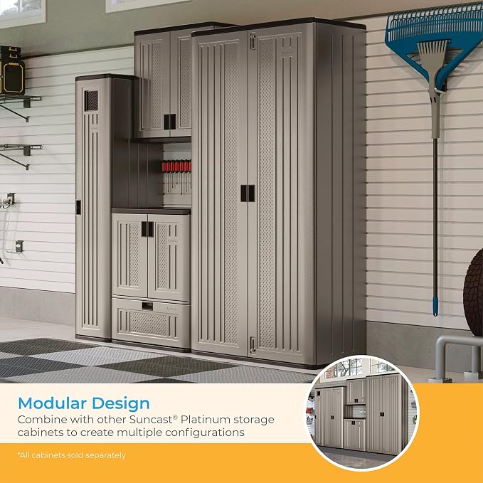 Suncast Mega Tall Storage Cabinet - Image 8