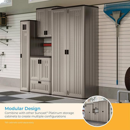 Suncast Mega Tall Storage Cabinet - Image 8