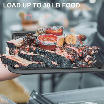Extra Large Grilling Prep and Serve Trays, 17.3x13 inch BBQ Tray - Image 7