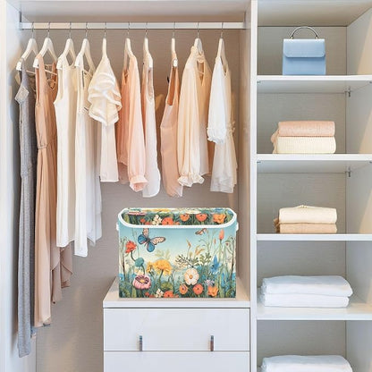 Colorful Flower Pattern Storage Bins - Image 6