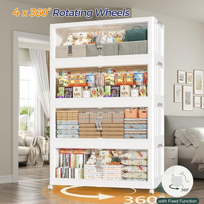 480QT Extra Large Stackable Storage Bins - Image 6