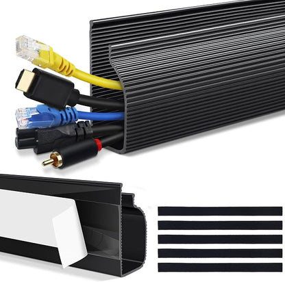 Cable Management Under Desk Self Adhesive Cable Raceways Channel by ZhiYo