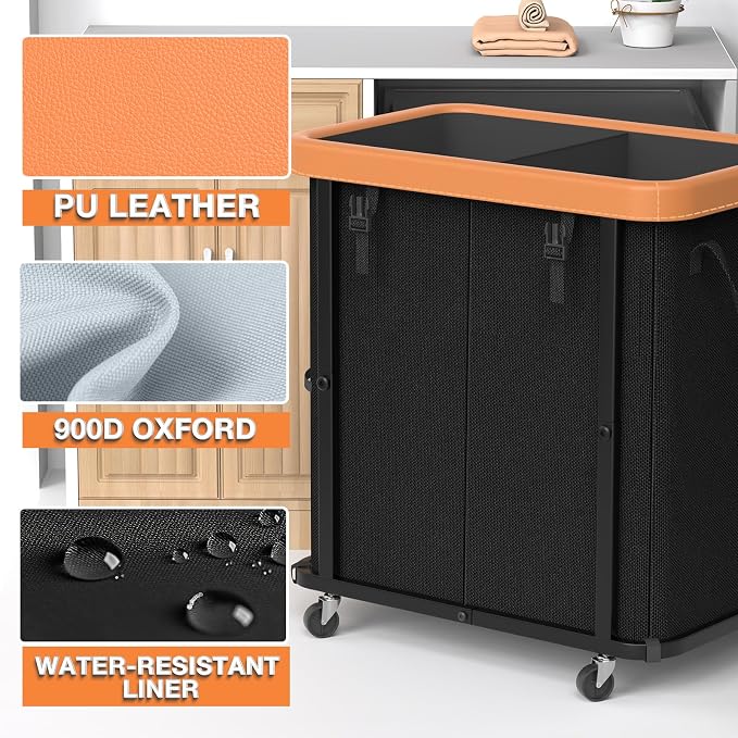 190L Large Fashion Laundry Basket - Image 2