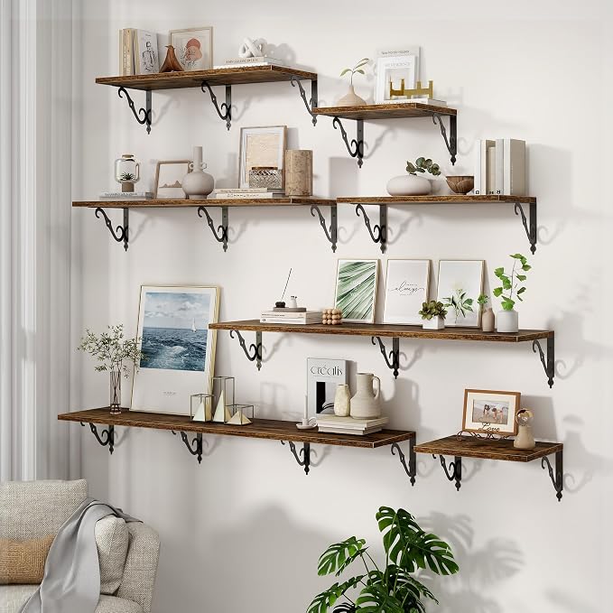 Deep Floating Shelves for Wall, 12 Inch Deep Floating Shelf - Image 6