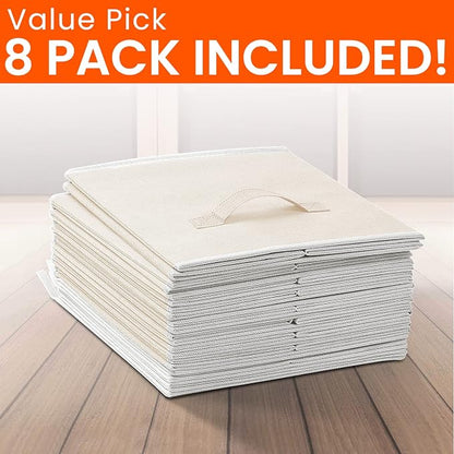 Storage Cubes - 11 Inch Heavy Duty Fabric Storage Bins - Image 8