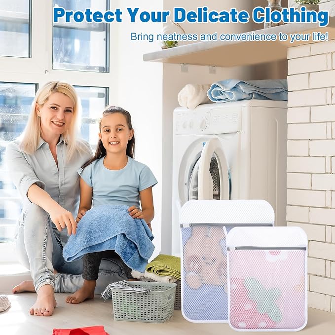Dntorx 3 PCS Durable Honeycomb Mesh Laundry Bags - Image 9