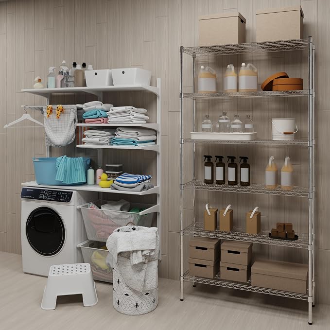 14" Deep x 42" Wide x 74" Height Wire Shelving Kit | 6-Tier | NSF Commercial - Image 2