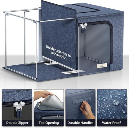 Sorbus Storage Bins with Divided Interior - Image 3