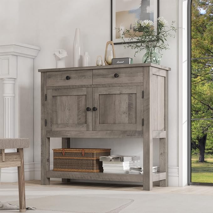 HOSTACK Farmhouse Console Table - Image 3