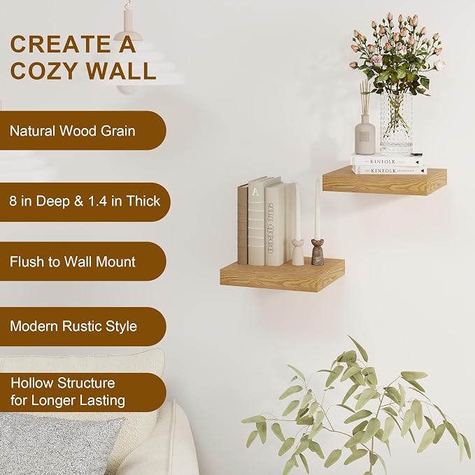 Fun Memories Floating Shelves, 8 Inch Deep Floating Shelves - Image 5