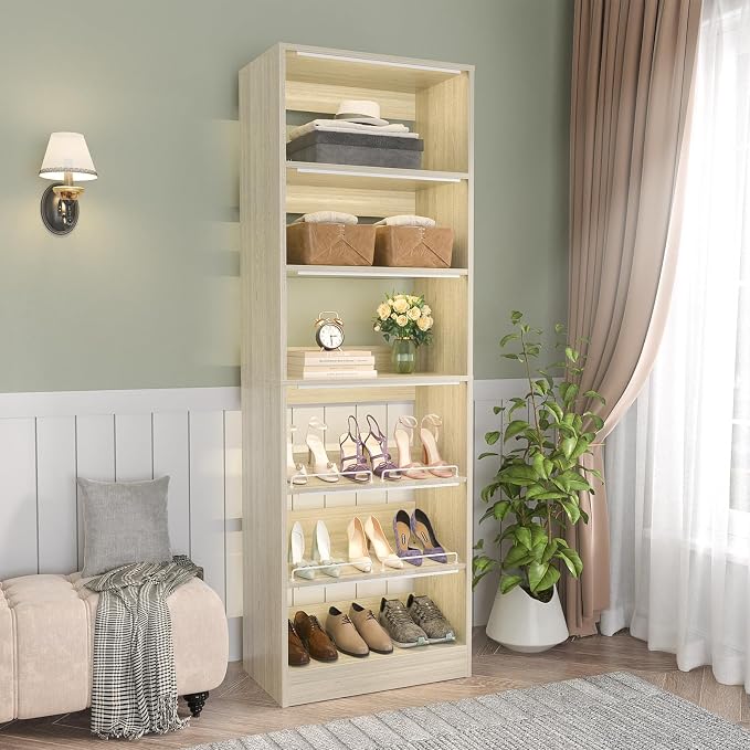 Unikito 25” Closet Organizer Systems, Freestanding Shoe Storage Shelves - Image 6